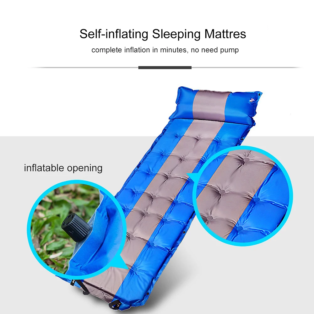 Надувной матрас Desert &amp Fox с воздушной подушкой портативный одиночный надувной