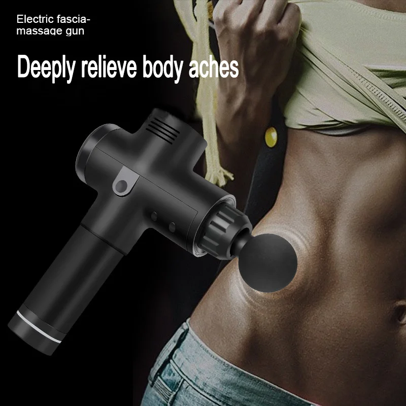 

Fascial Gun Hand Held Deep Tissue Muscle Relief Portable Cordless Percussion Vibration Fascia Massager Device