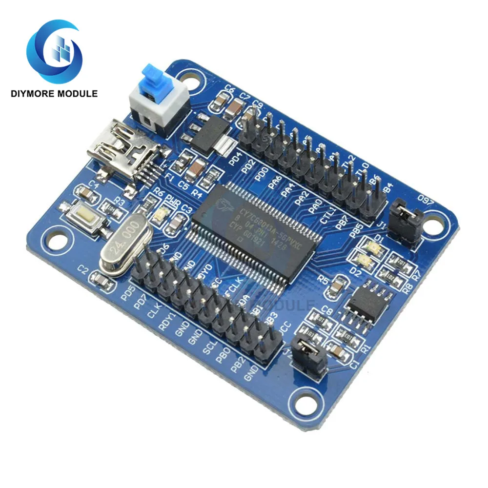 Модуль микроконтроллера USB 2 0 CY7C68013A двигатель с последовательным интерфейсом +