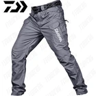 Штаны для рыбалки Daiwa, водонепроницаемая одежда для рыбалки с несколькими карманами, прочные мужские брюки для охоты на открытом воздухе, тактические брюки, одежда для рыбалки