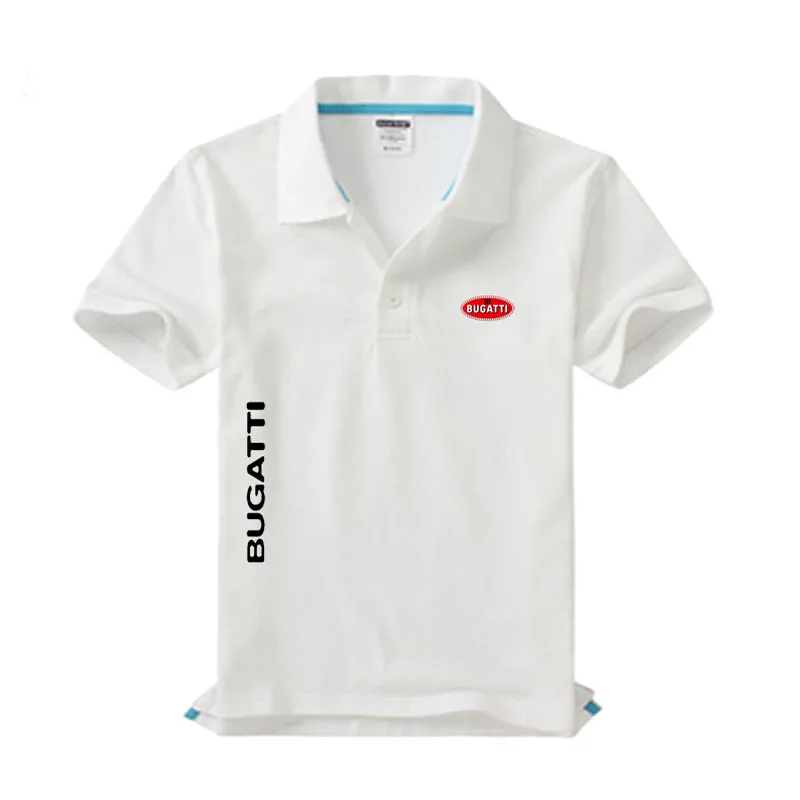 High quality Bugatti logo Polo shirt brand clothing men's fashion casual shirts | Мужская одежда