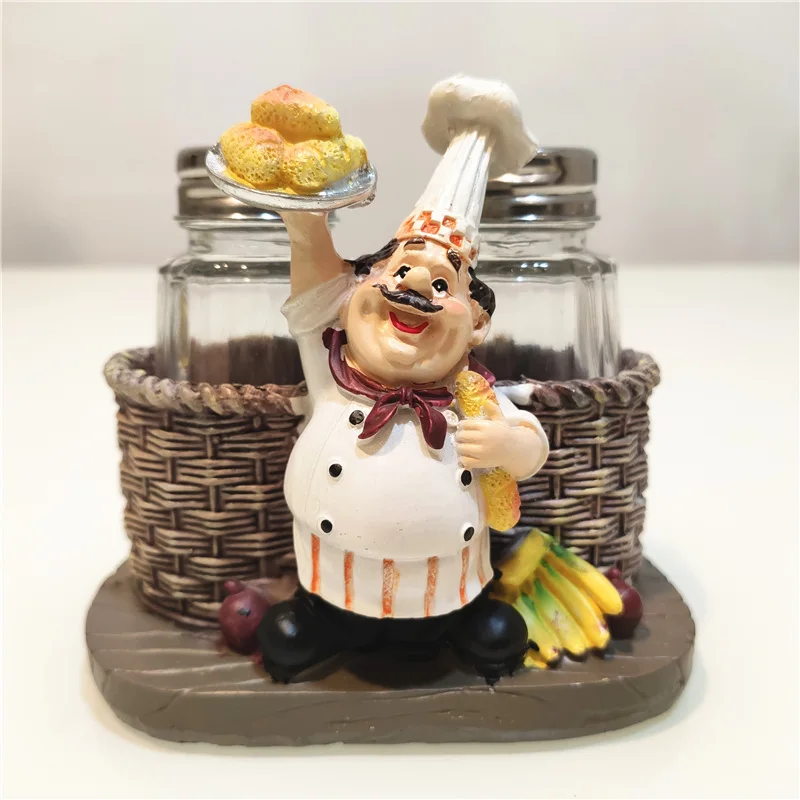 Шеф повар человек перец cruet кухонные аксессуары модель инструмента Подставка
