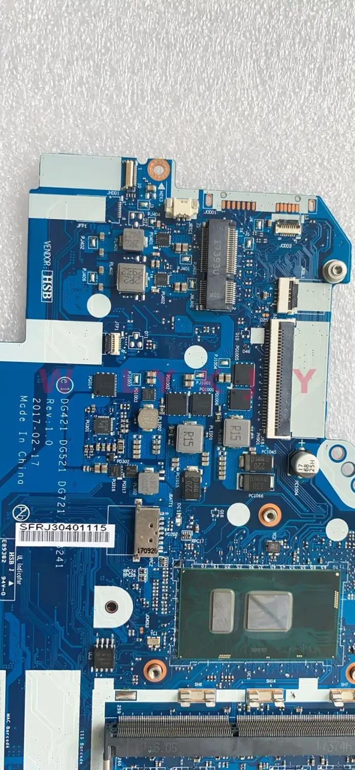 Для Lenovo 320-15ISK 320-15IKB 320-17IKB ноутбук материнская плата DG421 DG521 DG721 NM-B241 i5-7200U