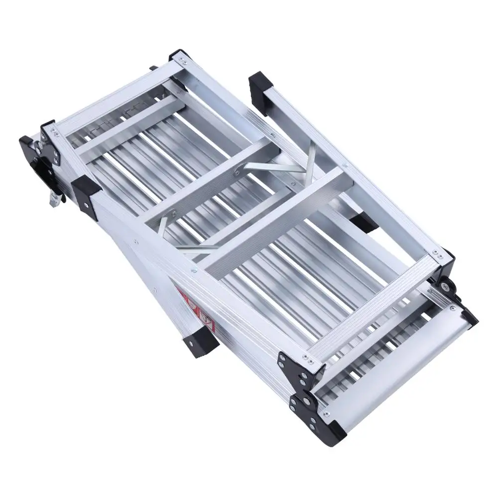 Складная лестница Yonntech алюминиевая 2 ступени нескользящая безопасная