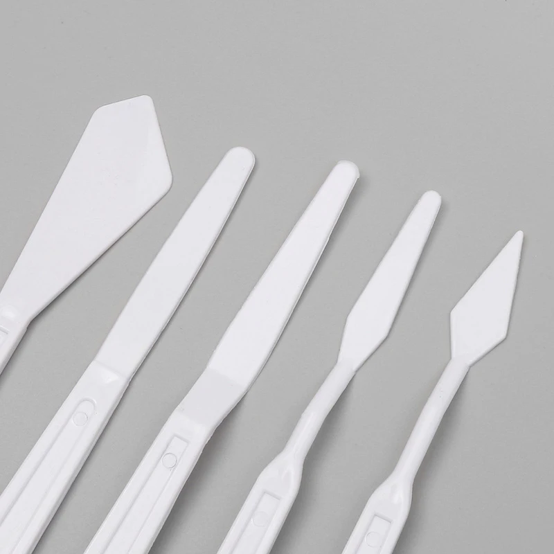 5 шт. пластиковый скребок для палитры шпатель набор покраски инструменты