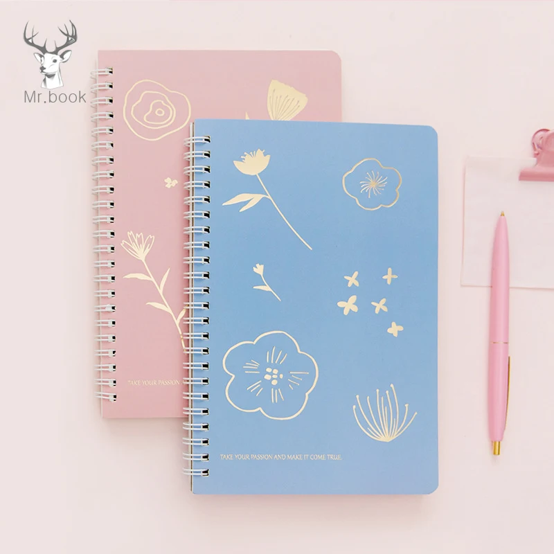 Японский милый канцелярский чехол с вишневым цветком A5 спиральная катушка для