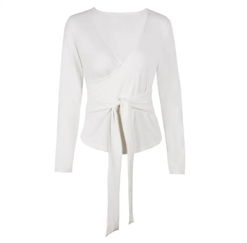 Женский трикотажный кардиган на пуговицах с V-образным вырезом | Женская одежда