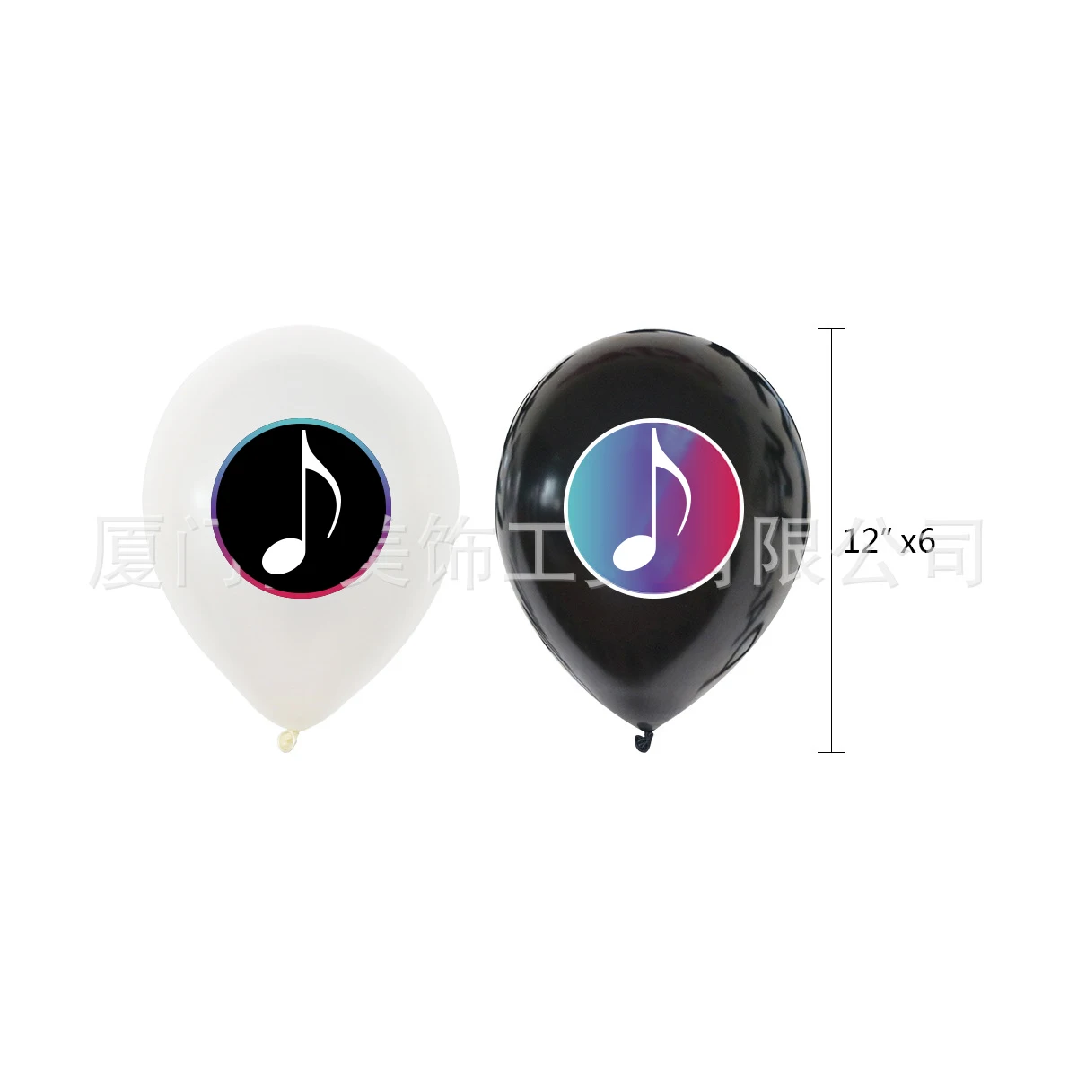 Товары для вечерние воздушные шары с музыкальным логотипом баннер шар вертушки