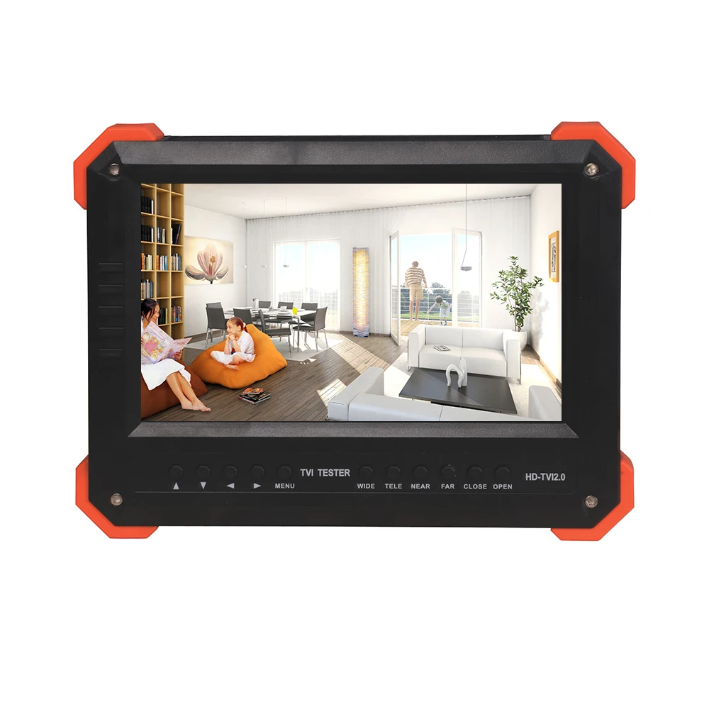 7-дюймовый тестер видеонаблюдения ahd ip-видеокамеры CCTV мини монитор 4 в 1 с VGA HDMI