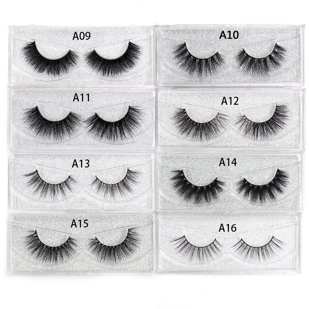 LEHUAMAO норковые ресницы объемные толстые ручная работа полная полоса накладные