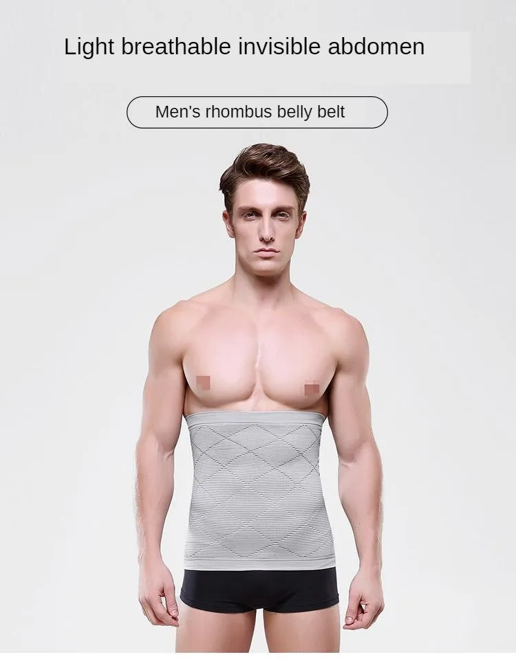 NY014 живот Холдинг луч Bellyband дышащий фитнес Нижнее белье пластиковый пояс Пояс тонкий мужской корсет Bellyband