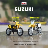 maisto 118 suzuki rm250 rm z250 moto original authorized simulation alloy motorcycle model toy car collecting birthday present