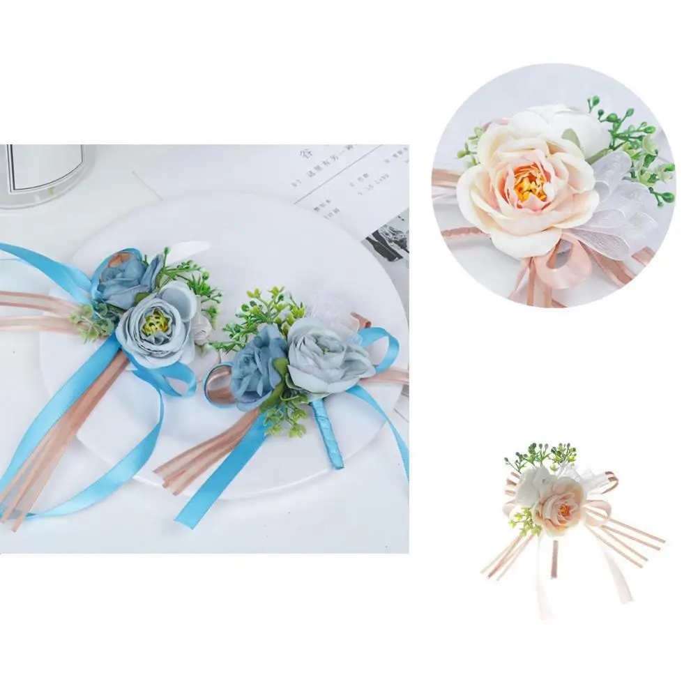 

Fake Flower Romantic Bright Color Realistic Wide Application Fake Flower Hand Flowers for Banquet