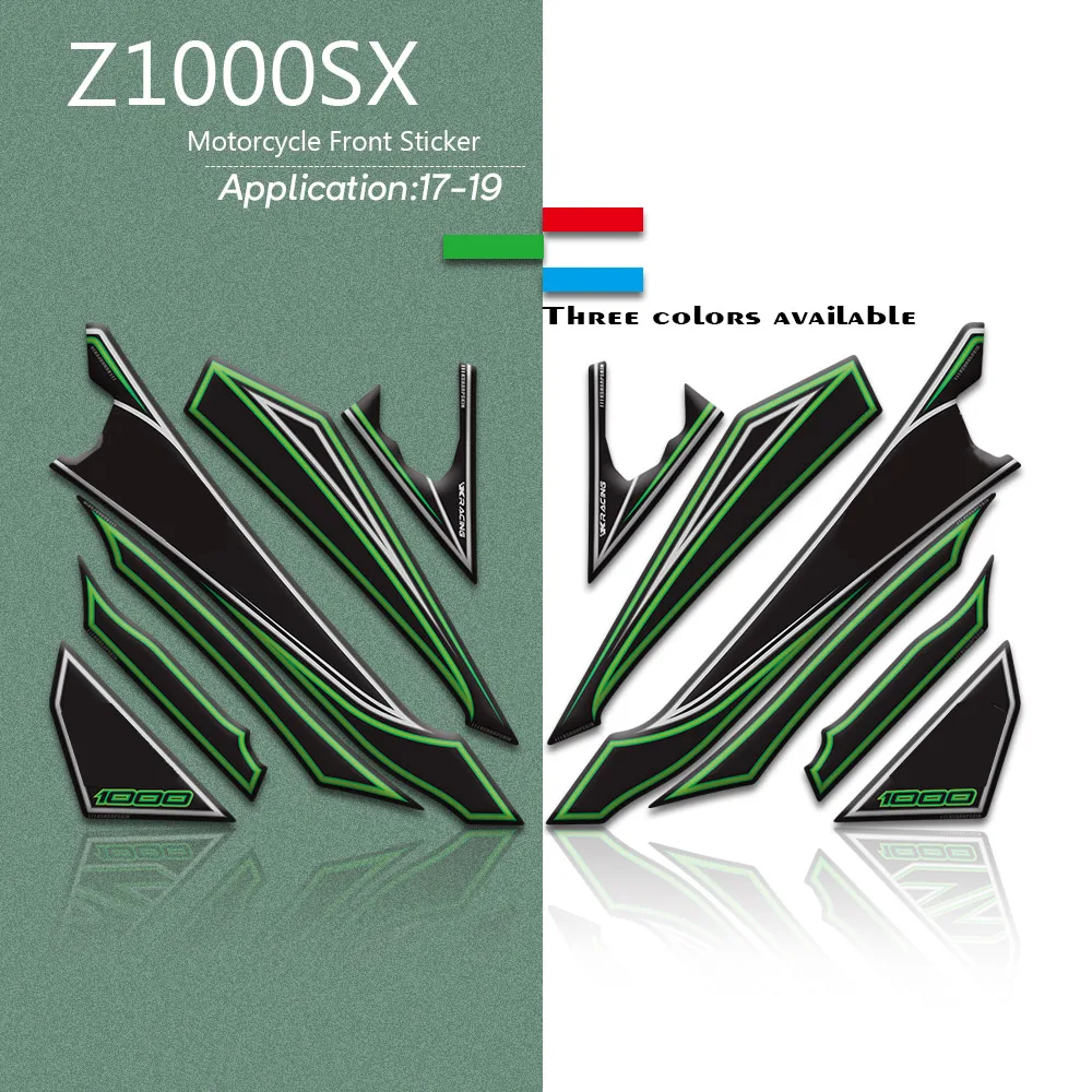 Передняя обтекатель для мотоцикла Kawasaki Z1000SX 2017 2019 z1000 sx плата с цифрами 3D гелевая