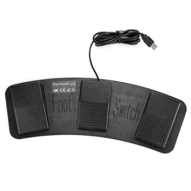 Fs3 P Usb тройной Ножной Переключатель педаль управления клавиатура мышь 3 педали