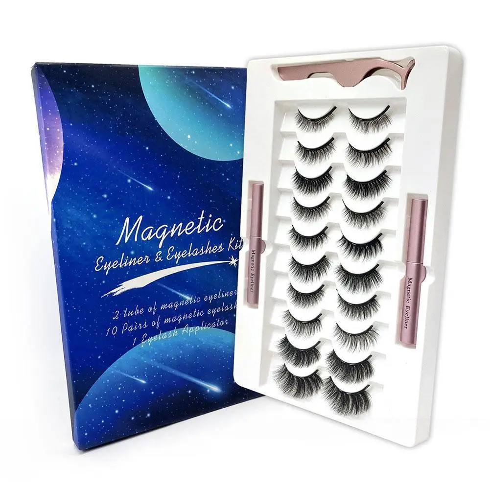 

10 пар, магнитные пинцеты для подводки глаз