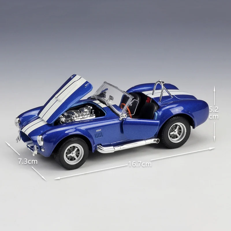 Welly 1:24 оригинальная коробка 1965 SHELBY COBRA 427 литая модель автомобиля Игрушечная