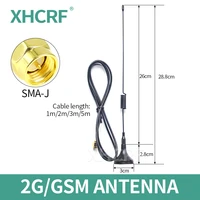 gprs gsm antenna 2g 3g nb iot magnetic antennas for dtu module motherboard with sma male rg174 cable for internet signal