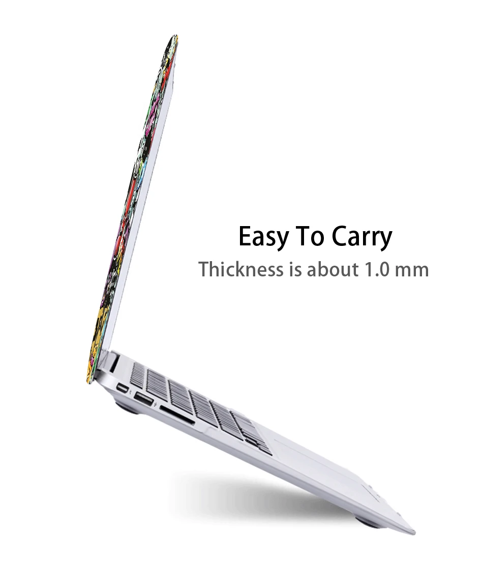 MTT чехол с граффити для Macbook Air Pro retina 11 12 13 15 16 дюймов с сенсорной панелью для mac book Air 13," Сумка для ноутбука