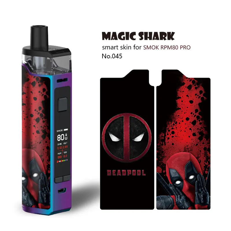 Модный чехол-пленка Magic Shark Vendetta Messi с драконом шариком и черепом наклейка для RPM 80