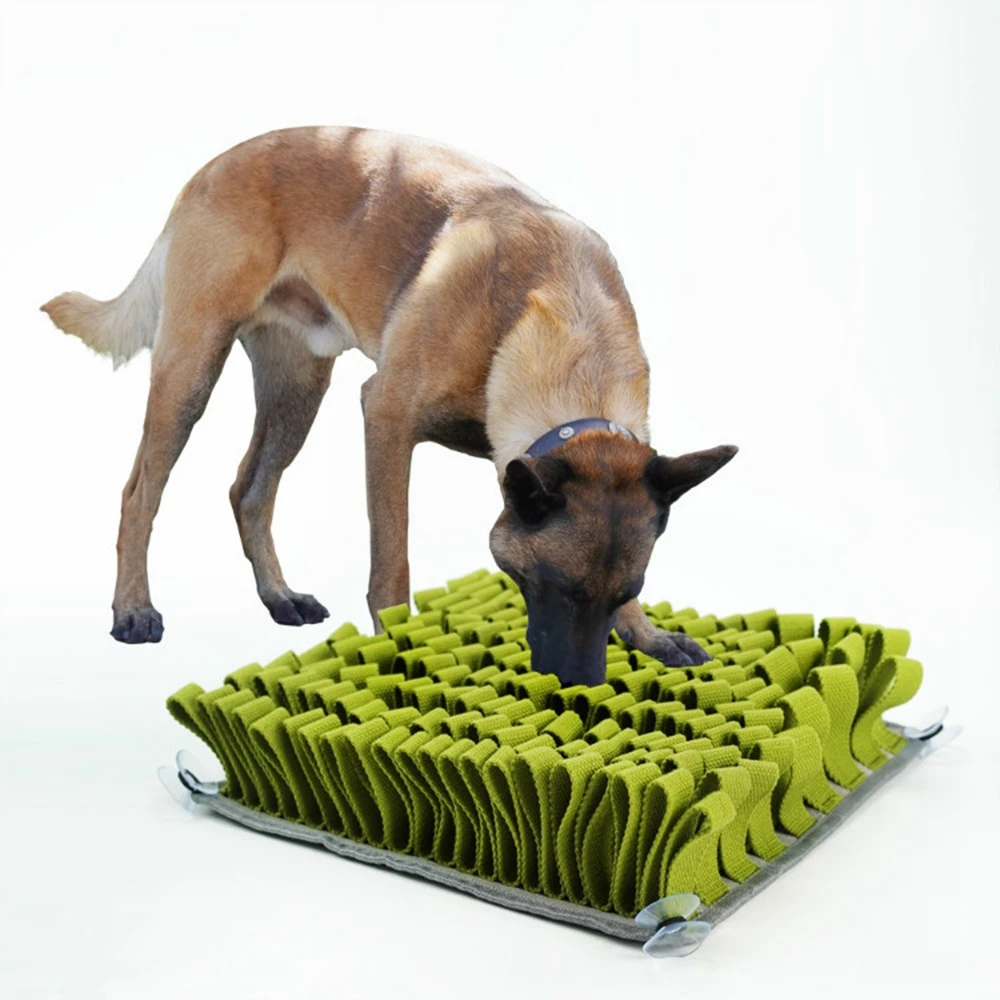 Обучающая игрушка-коврик для собак, визжащий, медленное питание, нескользящий, для собак