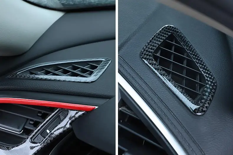 Наклейки для салона автомобиля из углеродного волокна, Накладка для Honda Civic 10th Gen, автомобильные декоративные аксессуары