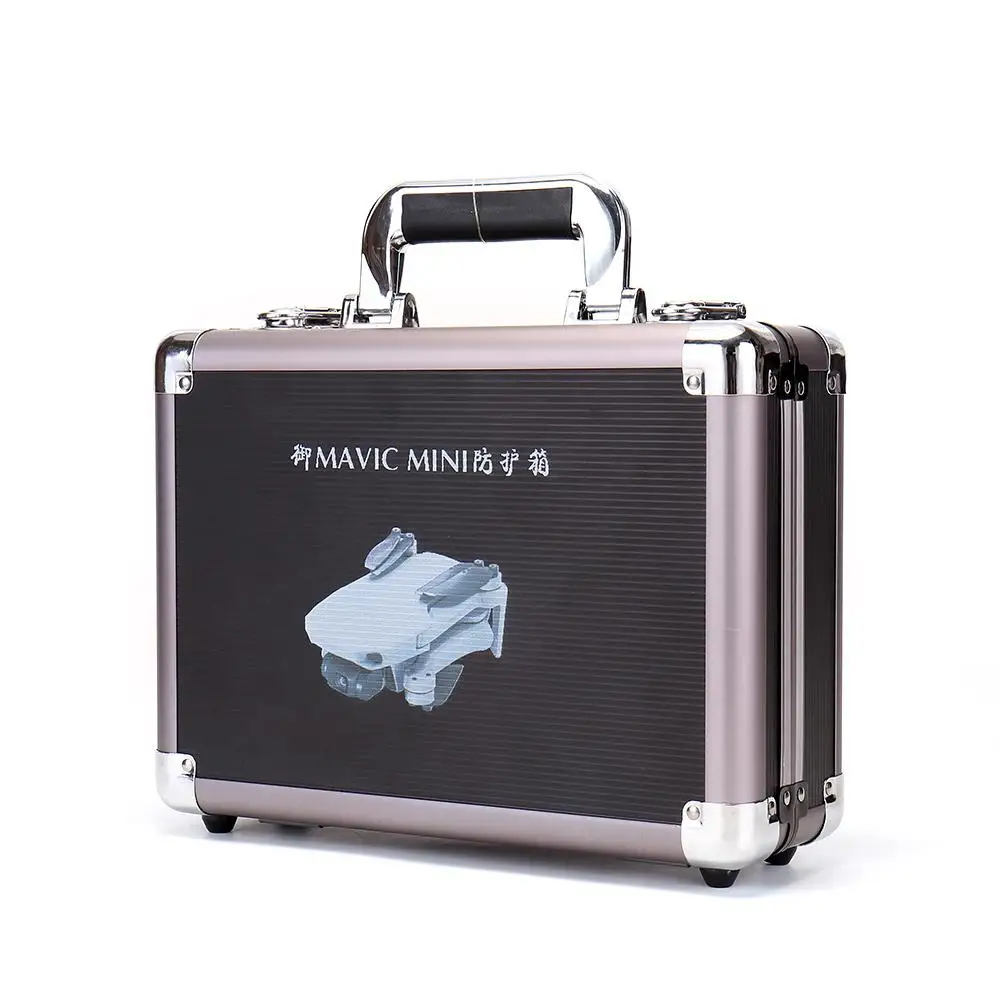

Drone Carrying Case Waterproof Alloy Hard Shell Storage Bag Box Suitcase For Mavic Mini Drone 3 Batteries Accessories