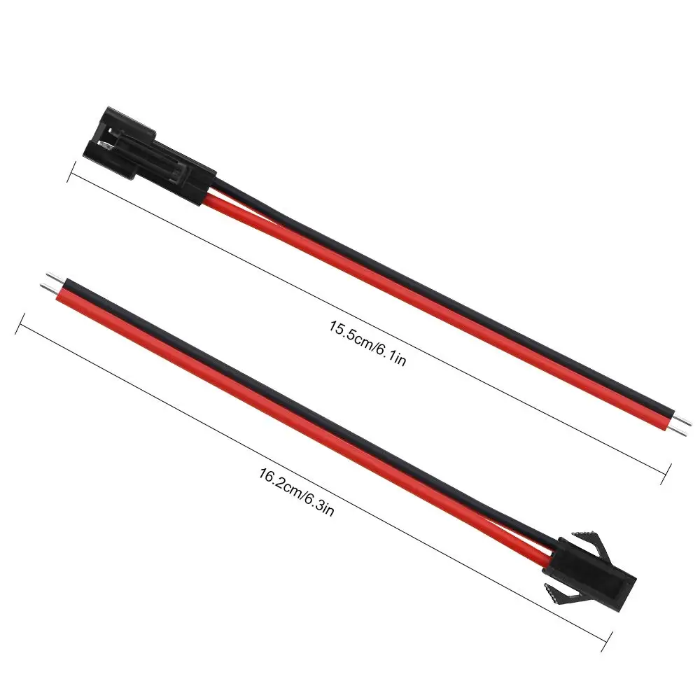 0 комплектов 2-контактный разъем JST SM штекер гнездо светодиодный ные разъемы