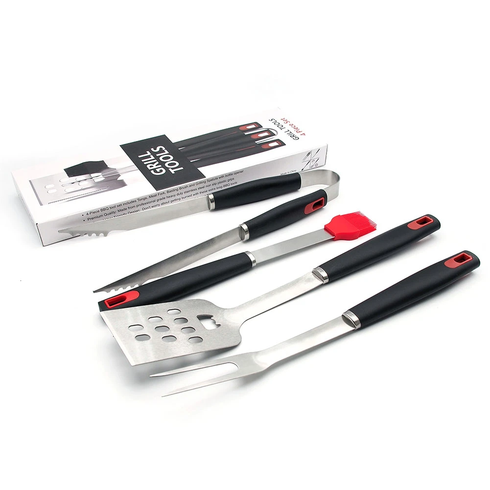 Набор инструментов из нержавеющей стали для барбекю и гриля аксессуары