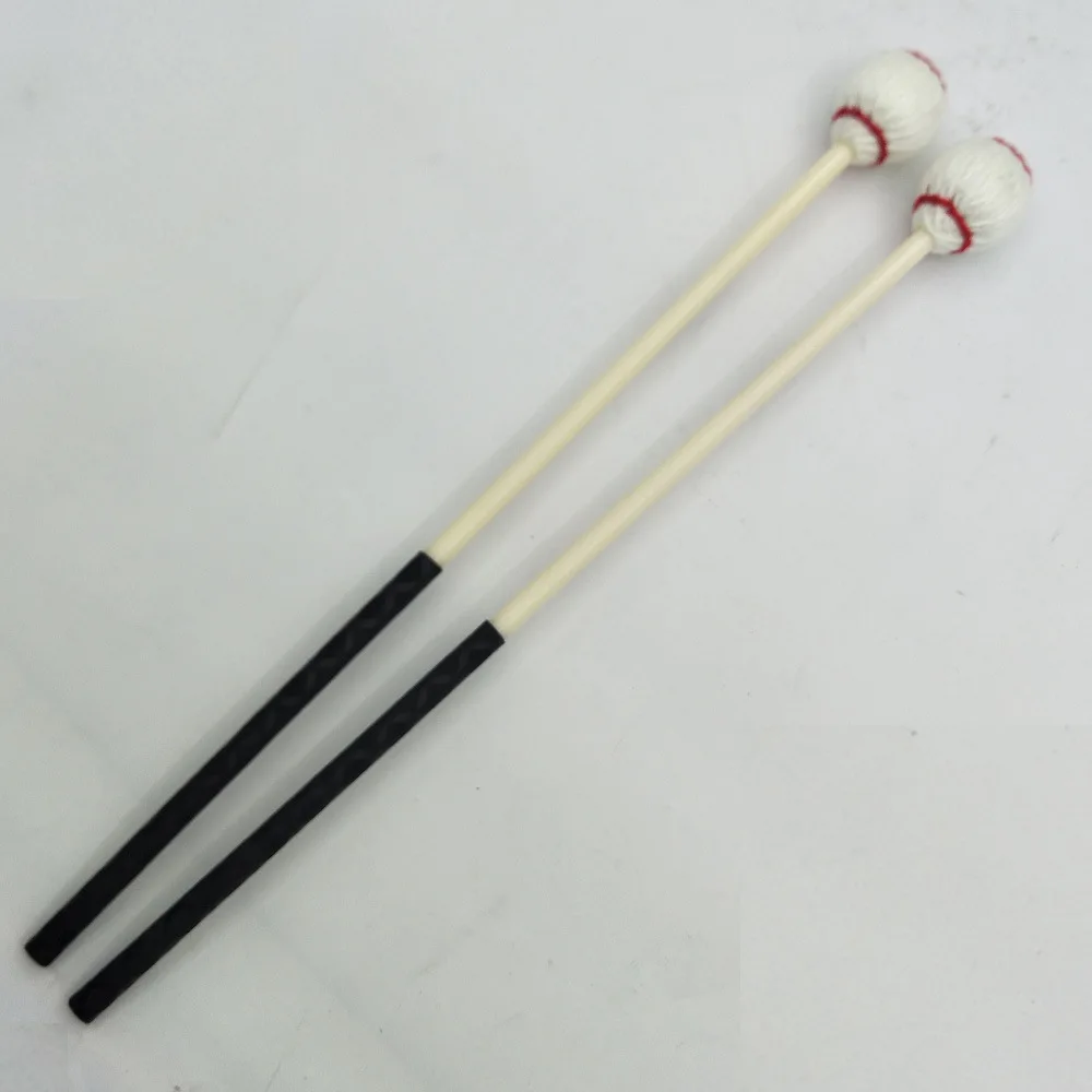 

Marimba Hammer Marimba Mallets Drumstick Drumstick White Red String (Pack of 2 ) Percussion Accessories