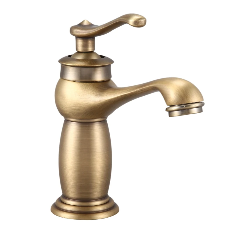 

Bathroom Basin Washbasin Faucet Antique Brass Faucet Copper Faucet