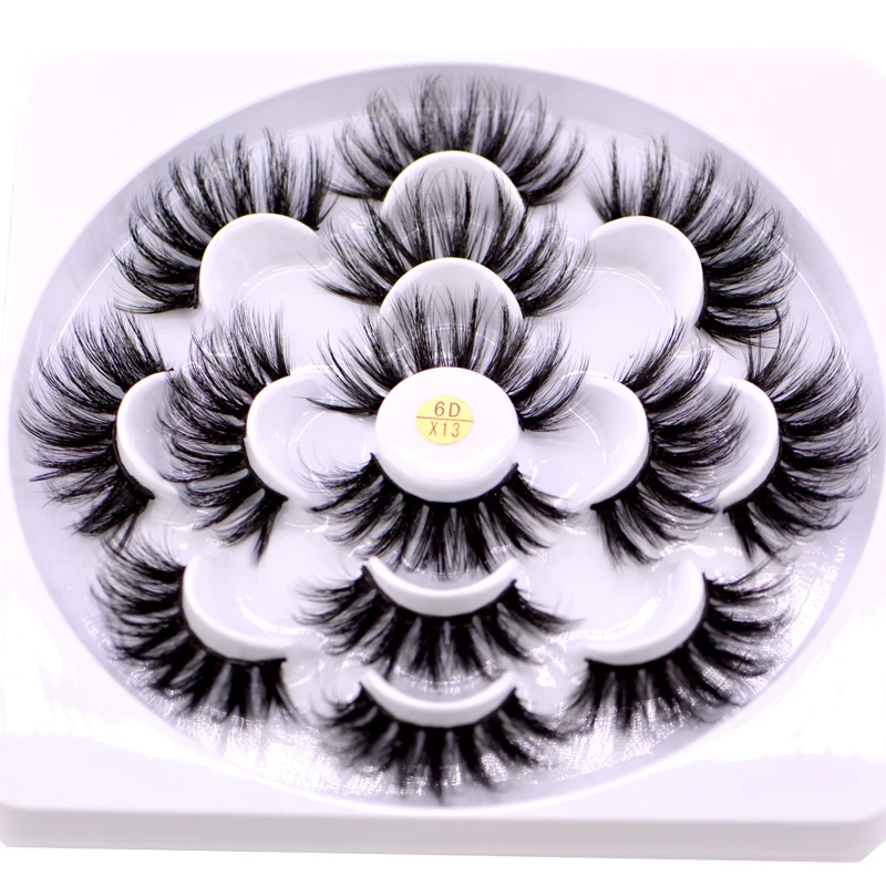 Новые 4 пары 25 мм ресницы 3D Искусственные норковые волосы Накладные толстые