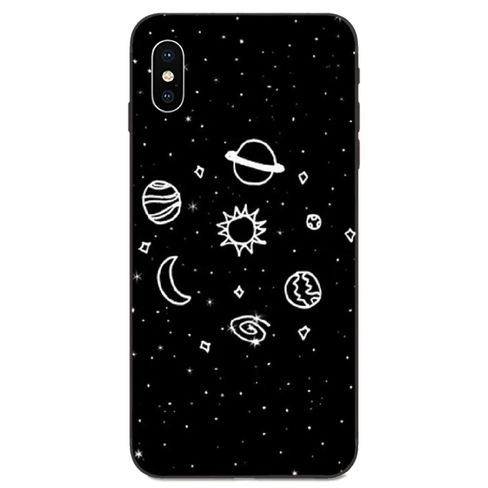 Для Xiaomi Redmi Note 3 3S 4 4A 4X 5 5A 6 6A 7 7A K20 Plus Pro S2 Y2 Y3 TPU Capa Cartoon Planet космический