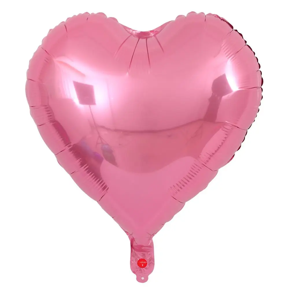 pearl pink Heart 10 шт. 18 дюймов розовое золото красный розовый любовь фольга гелиевые шары в форме сердца свадьба день рождения шары День Святого Валентина Globos поставки - Цвет: pearl pink Heart