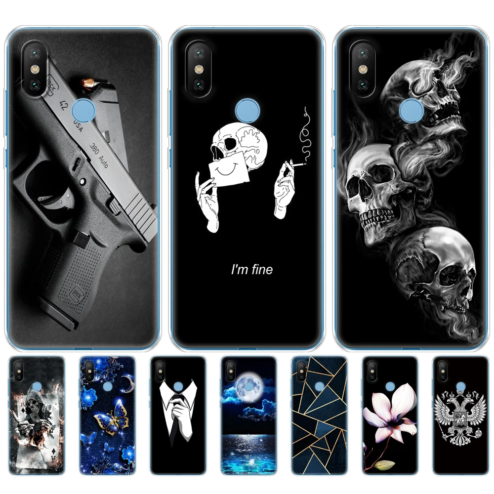 

soft silicon TPU case for xiaomi Mix 2S case cover for xiaomi Mi Mix 2S Mix 2 S back cover protective printing coque