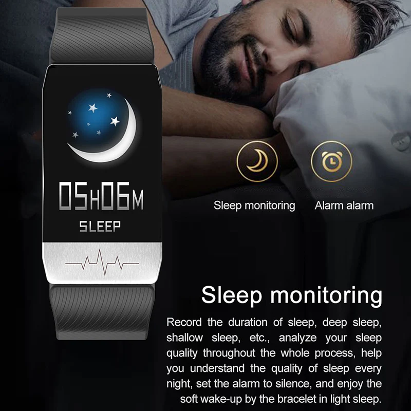 

Smart Bracelet Temperature Health Monitoring Multifunctional Sport Watch SGA998