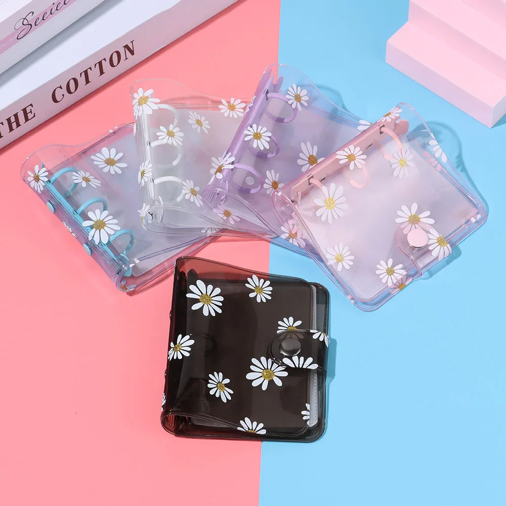 

Creative 3-hole Notebook Cover Daisy Flower Rings Binder Loose-leaf Refill Inner Pages Diary Book Hand Account Diary File Folder