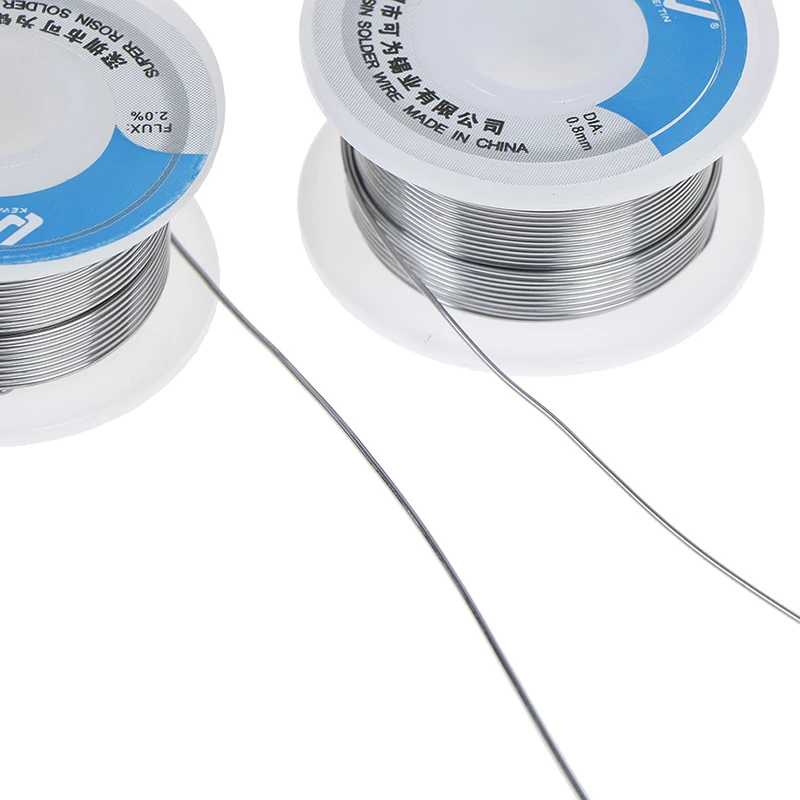 

0.8mm/1.0mm Solder Wire Tin Sn:60%,Pb:40%,Flux: 2% KW -60/40 Lead Roll Clean Rosin Welding Core Soldering Wire Flux Reel Tube