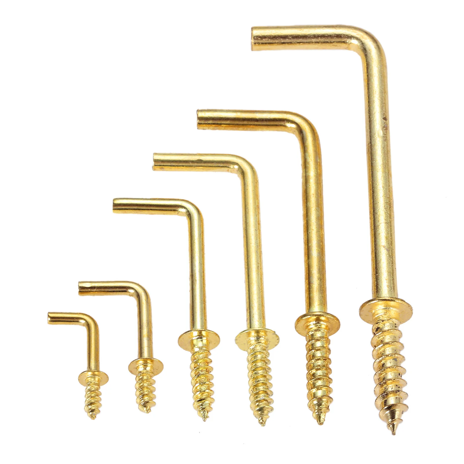 

10/20pcs L shape Dresser Cup Hooks Right Angle Screws photo hanger Light Hook line Storage hooks Frame Accessories