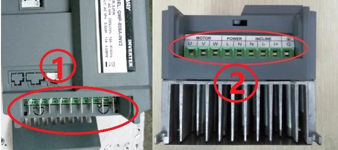 GWP-006A-INV2 Коммерческая беговая дорожка интерфейсы инверторы конвертеры костюм для DHZ MBH беговая дорожка
