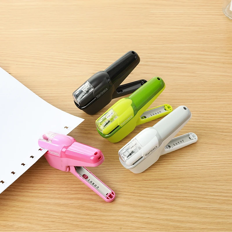 

1Pc Needleless Stapler SLN-MSH110 Harinacs Handheld Labor-saving Stapler Can Staple 10 Sheets