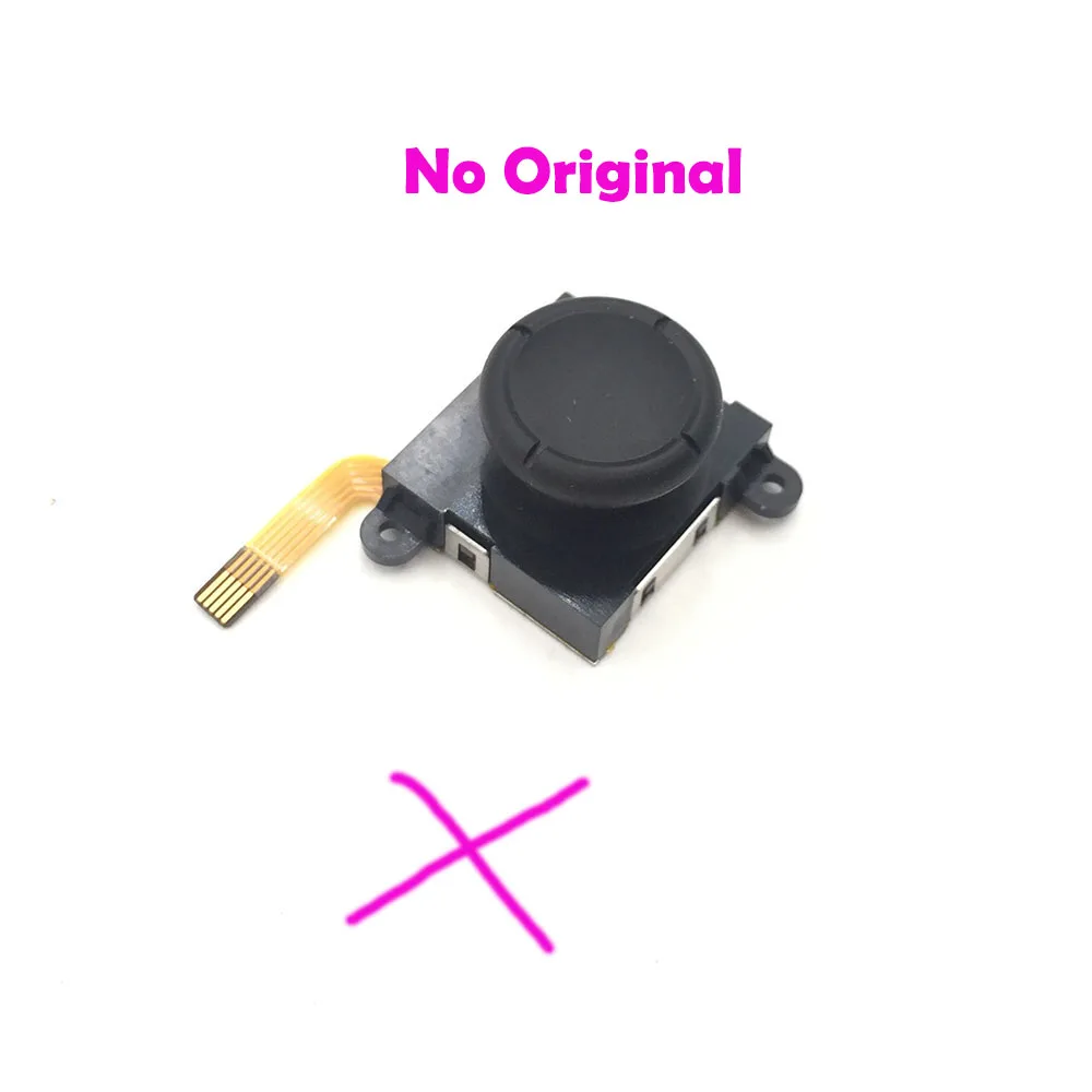 OEM Black GoldRibbon 20 штук мы работаем по OEM и 3D джойстик Для nintendo переключатель левый и правый аналоговых стиков Замена для NS Joy-Con и Lite контроллер - Цвет: OEM Black GoldRibbon
