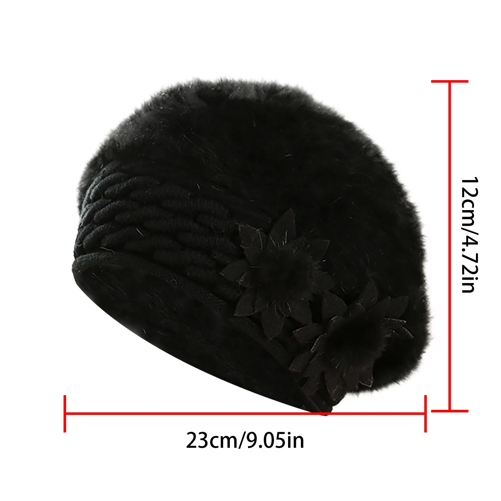 

Hat Women Lady Winter Soft Knit Crochet Hair Hat New Winter Wool Hat Thickened Warm Knit Hat Hats For Women Hats Cap For Women