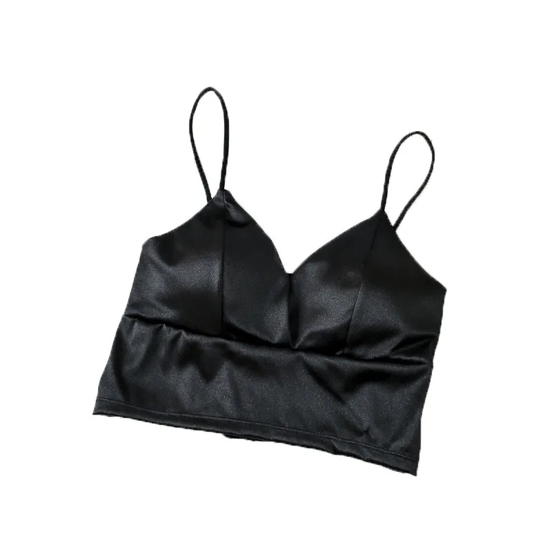 

Women's tube top Sexy Crop Tops Tank Top Chest Wrap Bandeau Breathable Female Sleeveless Backless Camisole Casual Cropped Vest
