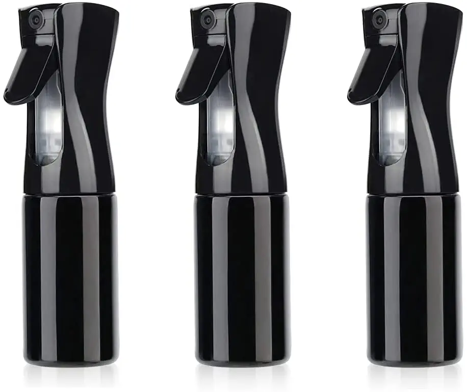 

Continuous Misting Spray Bottle 3 Pcs Empty Spray Bottles for Hair 200ml/6.8oz Fine Mist Spray Bottle Hair Mister Spray Bottle