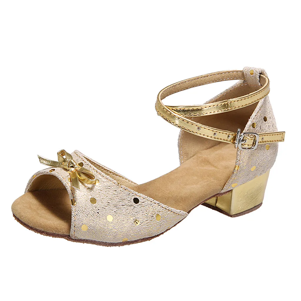 Сандалии Womail женские для бальных танцев мягкие босоножки на низком квадратном