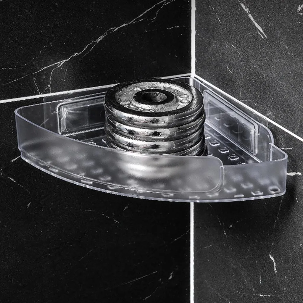 Треугольная душевая полка для ванной комнаты угловой держатель хранения в