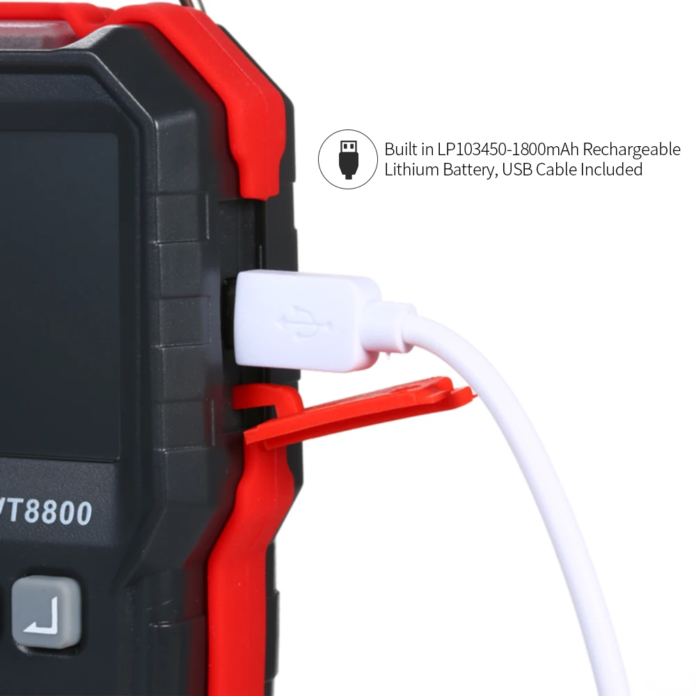 

Wintact High Precision Oxygen Meter Professional Portable Oxygen(O2) Concentration Detector with 120000 Data Logging