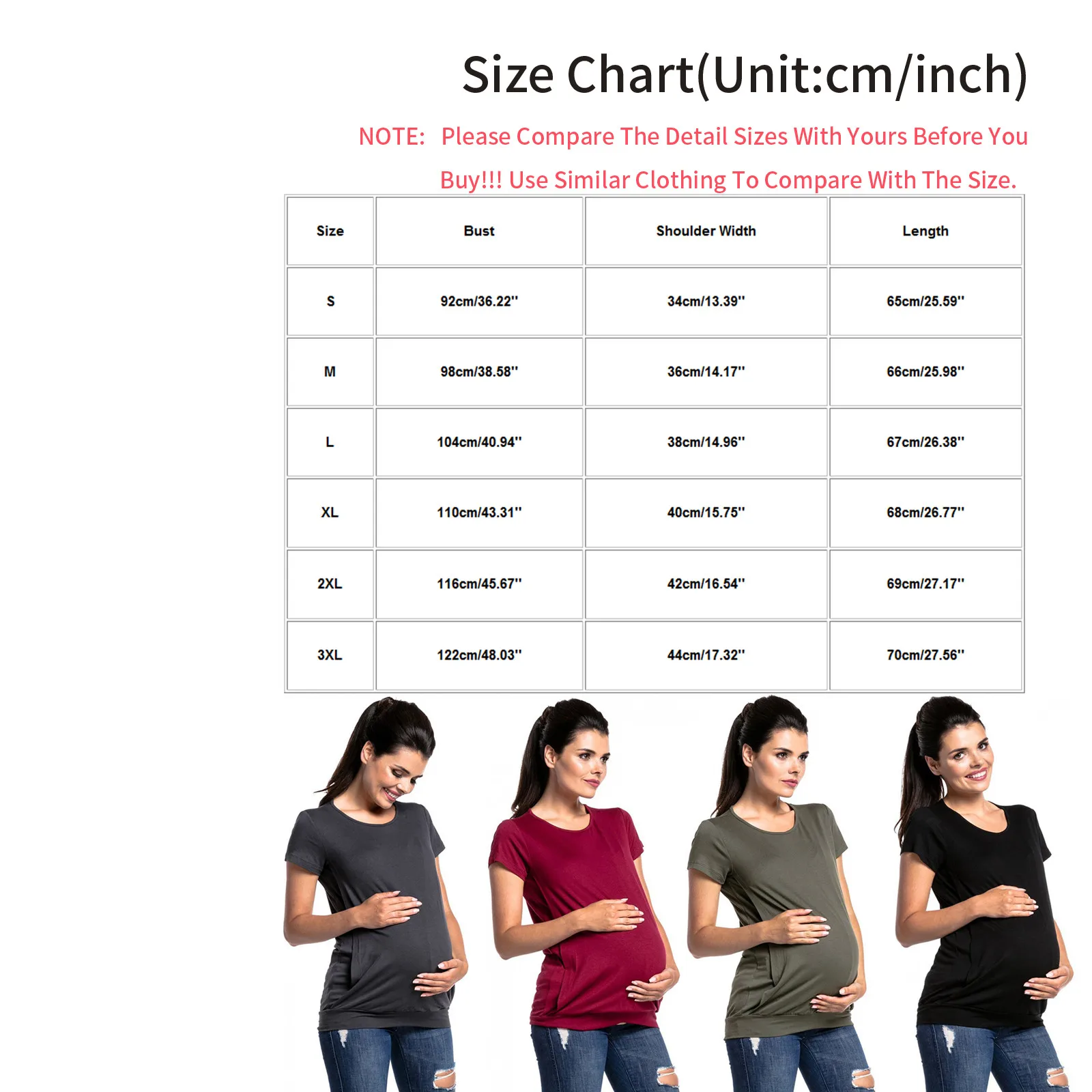 

Maternity Summer Tops Women Pregnancy Short Sleeve T-Shirts Vogue Tees for Pregnant Elegant Ladies Top Cute Women Clothings