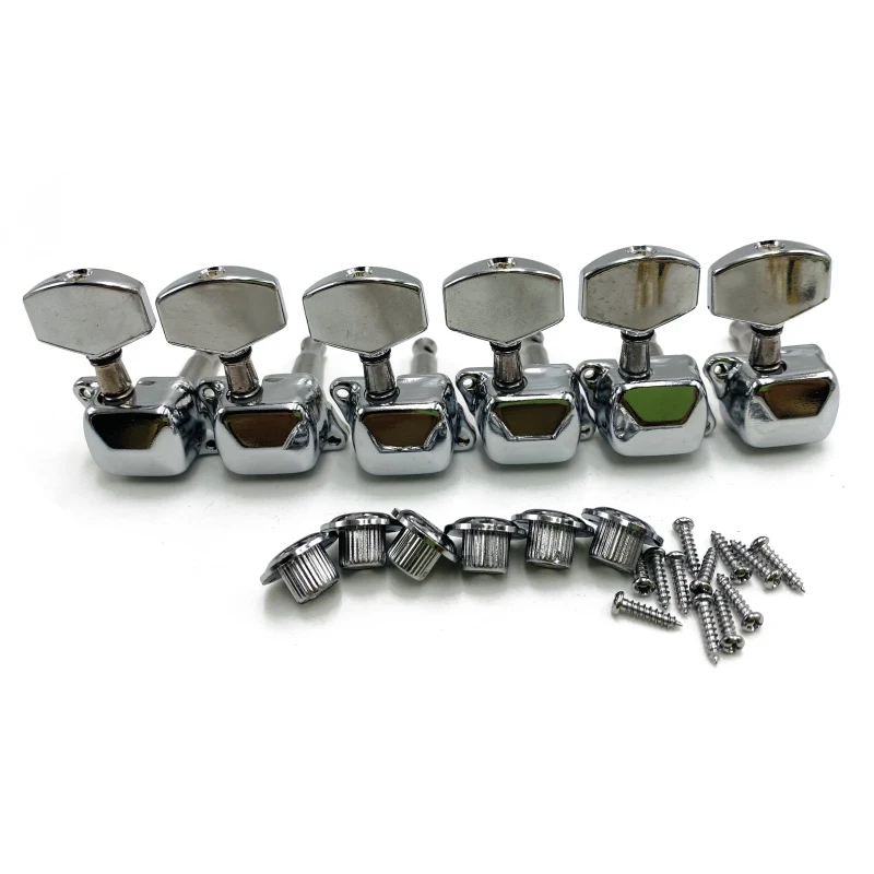 6 шт. полузакрытые Гитарные тюнеры сменные клавиши для настройки музыкальный